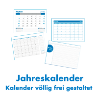 Kalender selbst gestalten – Werbegeschenk mit Logo, Corporate Design, Kundengeschenk, Werbegeschenk, freie Gestaltung